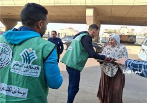 التحالف الوطني يوزع 2500 وجبة غذائية في البحيرة