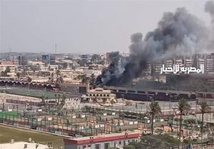 حريق في النادي الأهلي فرع مدينة نصر