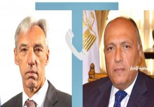 وزير الخارجية ونظيره البرتغالي يتوافقان على ضرورة الوقف الشامل والدائم لإطلاق النار في غزة
