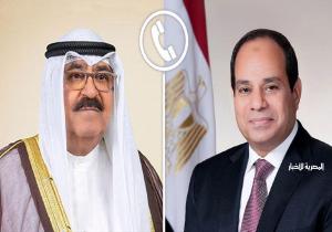 الرئيس السيسي يجري اتصالا هاتفيا بأمير دولة الكويت