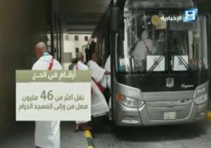 نقل 46 مليون شخص من وإلى المسجد الحرام عبر 3 آلاف حافلة فى موسم الحج
