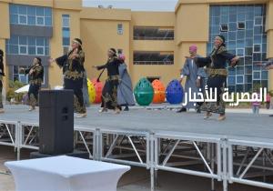 فرقة "رضا" للفنون الشعبية تفتتح "مهرجان مصر الإنسان" فى جامعة بدر