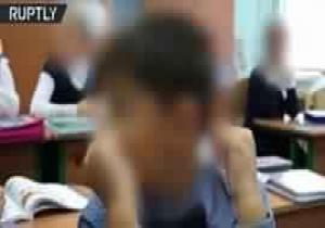 اللقطات الأولى لإطلاق الرصاص داخل مدرسة في ريف موسكو