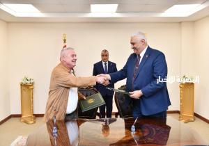 توقيع عقد للتعاون المشترك بين الإنتاج الحربي وإحدى الشركات الأجنبية في مجال التصنيع العسكري