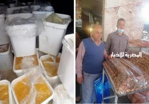ضبط سلع غذائية متنوعه غير صالحه للإستهلاك الآدمى بالبحيرة