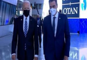 صحيفة: اجتماع رئيس حكومة إسبانيا ببايدن فى قمة الناتو استمر 45 ثانية فقط