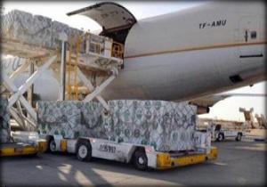 وصول طائرتين روسيتين محملتين بمساعدات انسانية الى مطار اللاذقية السوري