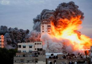 استشهاد 5 فلسطينيين بينهم طفلة إثر قصف الاحتلال مدينتي دير البلح ورفح