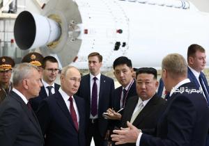بوتين يلتقي زعيم كوريا الشمالية في قاعدة مطار فوستوشني الفضائية الروسية