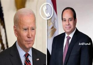 الرئيس السيسي يتلقى اتصالا هاتفيا من نظيره الأمريكي