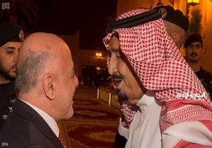 العاهل السعودي يستقبل رئيس الوزراء العراقي