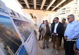 وزير الإسكان ومحافظ الإسكندرية يتفقدان مشروع توسعة وتطوير الكورنيش