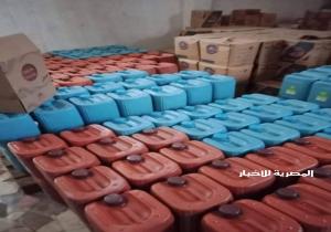 ضبط مصنع منظفات غير مرخص يستخدم مواد خام مجهولة المصدر بدمنهور