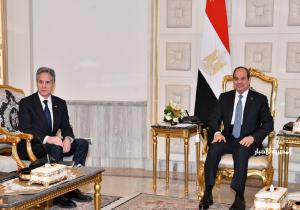 الرئيس السيسي يستقبل وزير الخارجية الأمريكي