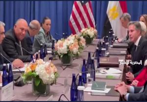 وزيرا خارجية مصر وأمريكا يؤكدان إستراتيجية العلاقات الثنائية بين البلدين