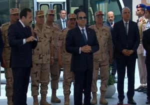 الرئيس السيسي يفتتح مشروع مجمع صوامع تخزين الغلال
