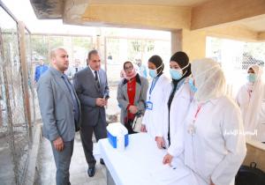 محافظ كفر الشيخ يتفقد أعمال الحملة القومية للتطعيم ضد شلل الأطفال