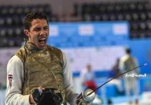 وزير الرياضة يهنئ محمد حمزة بفضية كأس العالم لسلاح الشيش
