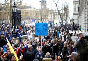 "مليونية" في لندن من أجل استفتاء "بريكست" جديد