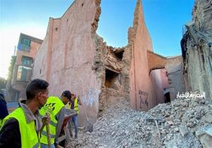 اللحظات الأولى لزلزال مدينة مراكش المغربية (فيديو)