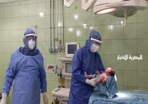 أول حالة ولادة لمريضة مصابة بفيروس كورونا بمستشفى كفر الدوار