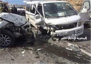 إصابة 11 شخصا في حادث تصادم على طريق الإسماعيلية السويس الصحراوي