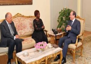 السيسى يؤكد استعداد مصر لتقديم الخبرات اللازمة لمنظمة الفرانكفونية