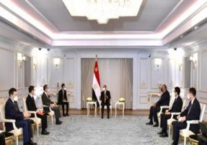 الرئيس السيسي يؤكد لوزير خارجية الصين موقف مصر الثابت بالحفاظ على أمنها المائى