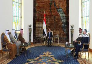الرئيس السيسي يستقبل النائب الأول لرئيس مجلس الوزراء وزير الدفاع والداخلية بدولة الكويت| صور