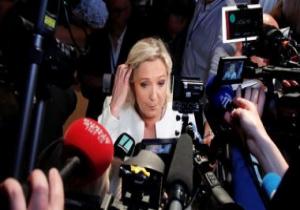 صوره.. ماريان لوبان تعلن فوزها على حزب الرئيس الفرنسى بالانتخابات الأوروبية