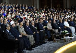 المتحدث الرئيس ينشر صور الرئيس السيسي خلال الندوة التثقيفية بمناسبة الذكرى الـ"50" لنصر حرب أكتوبر المجيدة