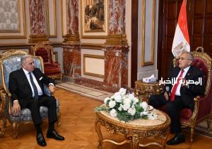 رئيس مجلس الشيوخ يستقبل رئيس نادي القضاة