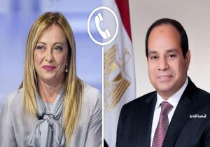الرئيس السيسي يتلقى اتصالا هاتفيا من رئيسة وزراء إيطاليا