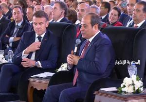 الرئيس السيسي: نسعى للاستفادة بقدرات وخبرات الشركات الفرنسية.. مصر فرصة واعدة لرجال الأعمال