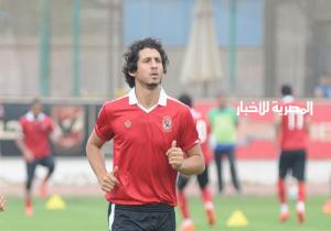 رأسية حجازي تتقدم للأهلي على بيدفيست
