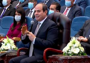 الرئيس السيسي: ننفذ مشاريع الموانئ المصرية بأنفسنا.. ونرحب بالمستثمرين