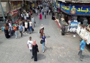 كفر الشيخ: نقل الباعة الجائلين من شارعي بورسعيد والنقراشي إلى السوق الحضرية الجديدة| صور