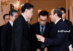 الرئيس السيسي يؤكد حرص مصر على الاستمرار في التعاون المثمر مع الصين