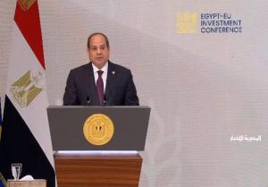 الرئيس السيسي: العلاقات بين مصر والاتحاد الأوروبي تشهد تطورًا كبيرًا في شتى المجالات