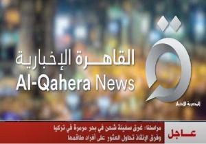 "القاهرة الإخبارية": غرق سفينة شحن في بحر مرمرة بتركيا