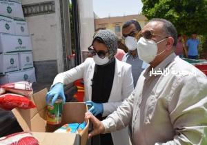 نائب محافظ الوادى الجديد تشهد إطلاق قافلة مساعدات "مصر الخير" بالمحافظة