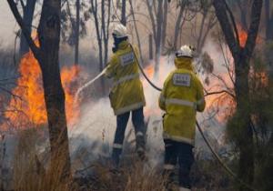 رجال الإطفاء فى إيطاليا أخمدوا أكثر من 800 حريق جنوب البلاد خلال 24 ساعة