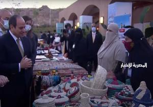 الرئيس السيسي يوجه بتخصيص جزء من عائد صندوق تحيا مصر لصالح الحرف التراثية