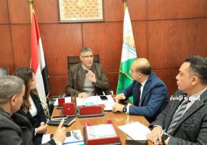تفاصيل لقاء محافظ الجيزة مع وفد من وزارة البيئة