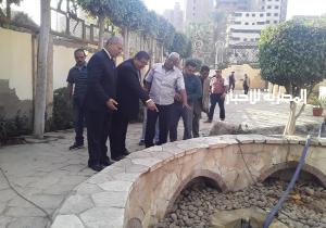 نائب محافظ القاهرة يتابع انطلاق أعمال رفع كفاءة العقارات المحيطة بـ"شجرة مريم"