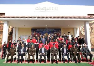 وزير الشباب والرياضة يلتقي أبطال أندية المؤسسات العسكرية الرياضية الدوليين