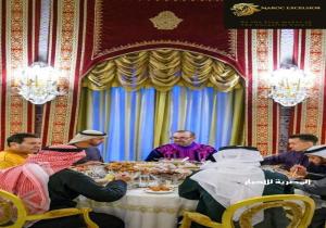 العاهل المغربي الملك محمد السادس يُقيم مأدبة إفطار على شرف محمد بن زايد آل نهيان ولي عهد أبوظبي