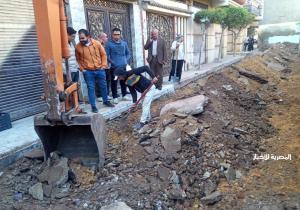 رئيس حي غرب المنصورة: رفع كفاءة البنية التحتية بمنطقة سوق ستوتة