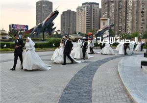 المنطقة المركزية العسكرية تنظم حفل زفاف جماعي لـ 102 شاب وفتاة.. صور