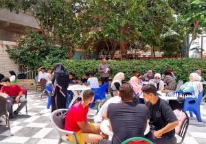 مسابقة ثقافية في دوري المعلومات بمراكز شباب فوة في كفر الشيخ